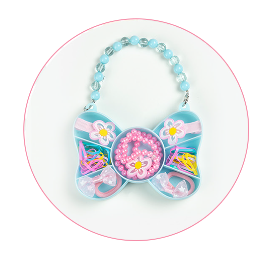 A butterfly-shaped - decorative accessory