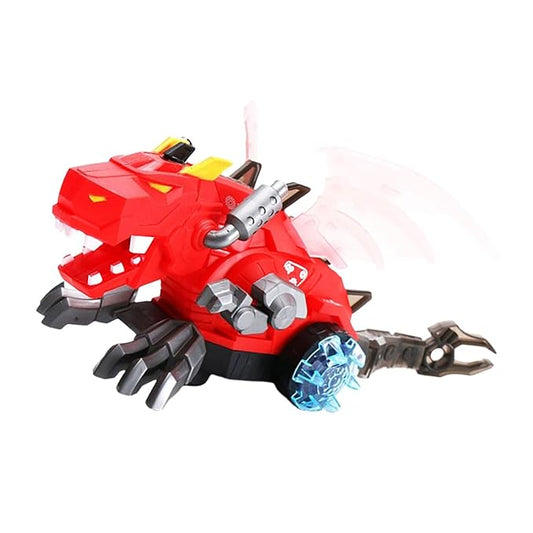 Walking Dinosaur with Simulated Flame Spray LED Light and Music