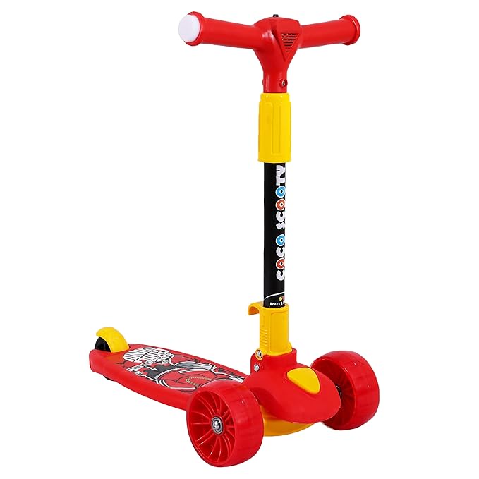 scooter for Kids 2 Wheels Steel Frame Large Foldable