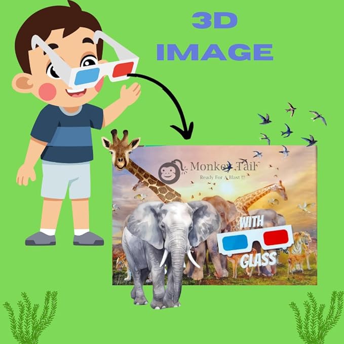 ungle Adventure 3D Jigsaw Puzzle (112 Pieces)