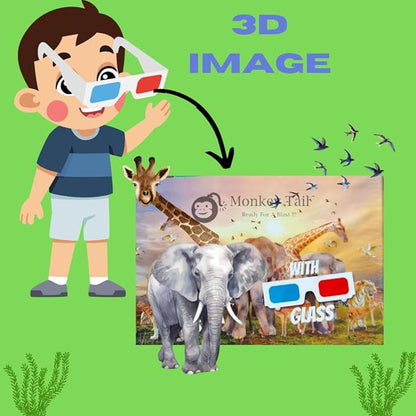 ungle Adventure 3D Jigsaw Puzzle (112 Pieces)
