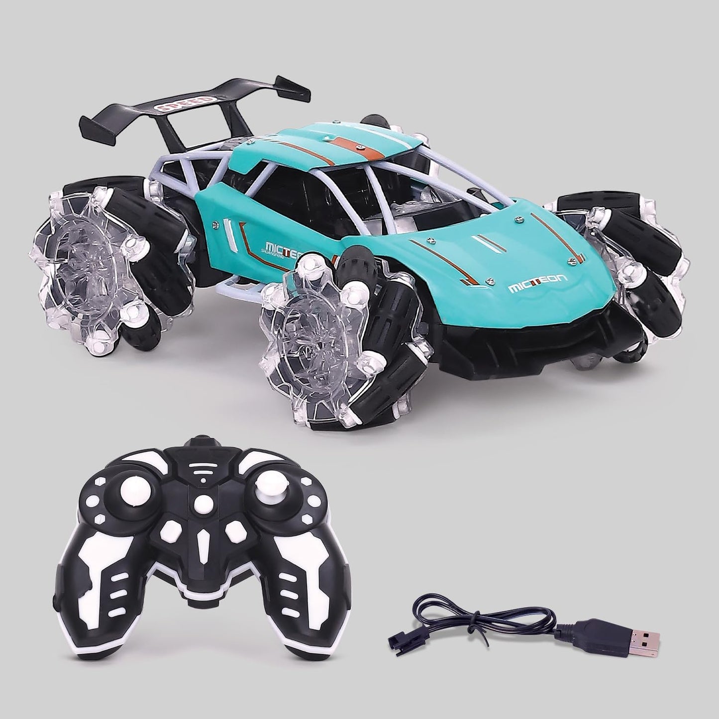 Remote Control Drift Stunt Car for Kids 360 Rotation, All-Terrain RC Car