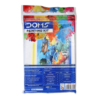 DOMS 9-in-1 Painting & Coloring Kit for Kids