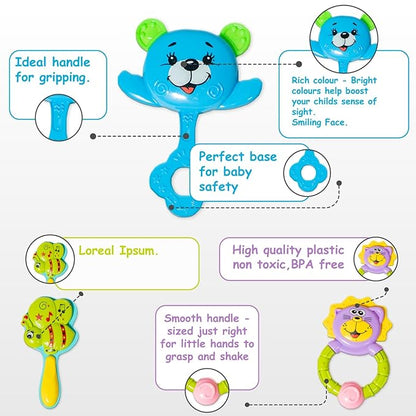 Ratnas Munchkin Rattle Set of 6