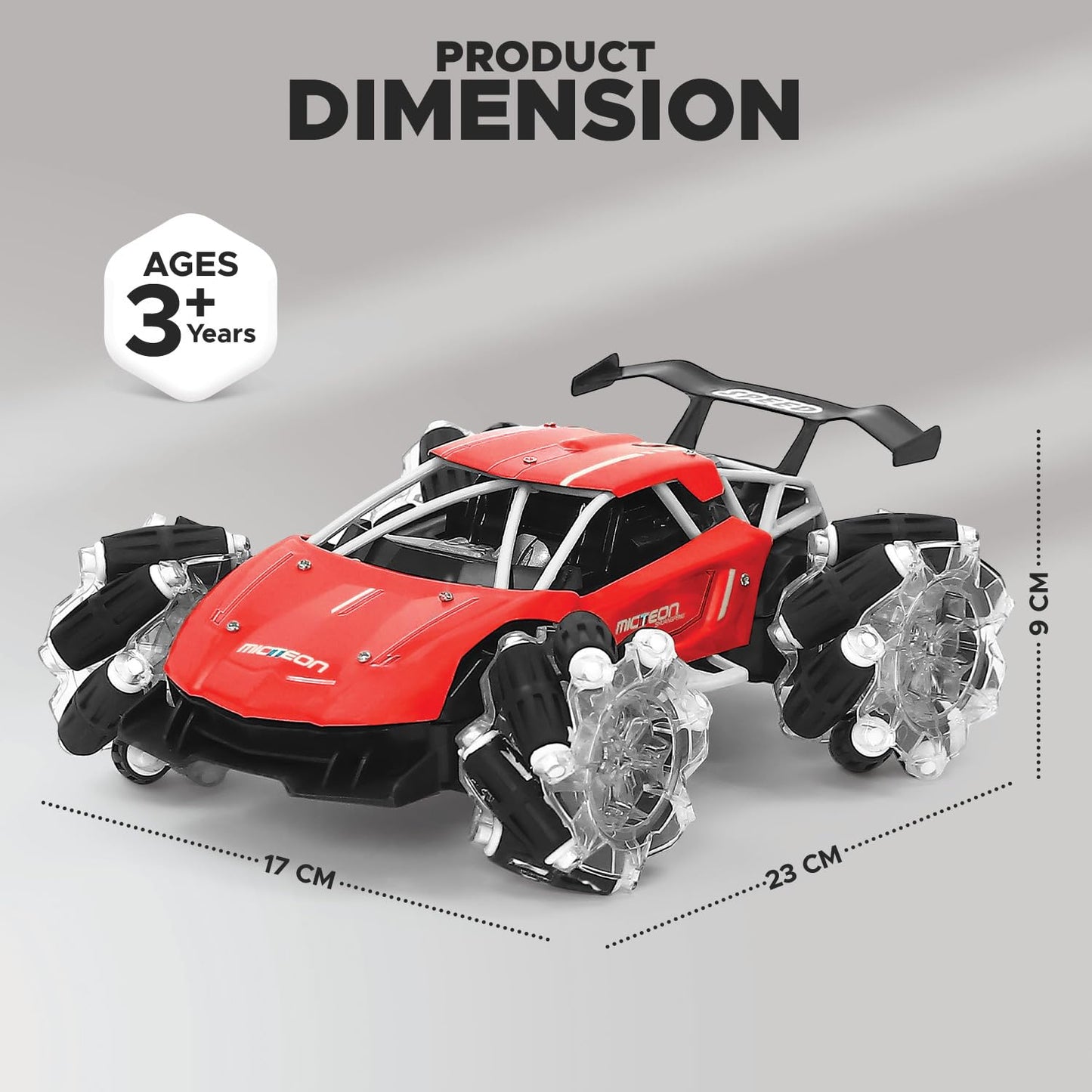 Remote Control Drift Stunt Car for Kids 360 Rotation, All-Terrain RC Car