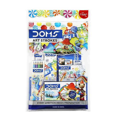 DOMS Art Strokes 10-in-1 Creative Kit for Kids