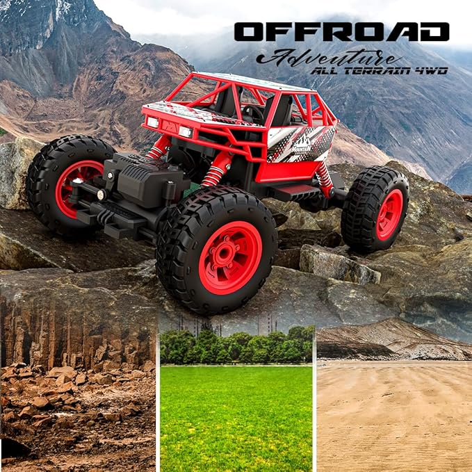 Mirana Duster 4WD 4x4 RC Car High Speed ATV Remote Control Rock Crawler green