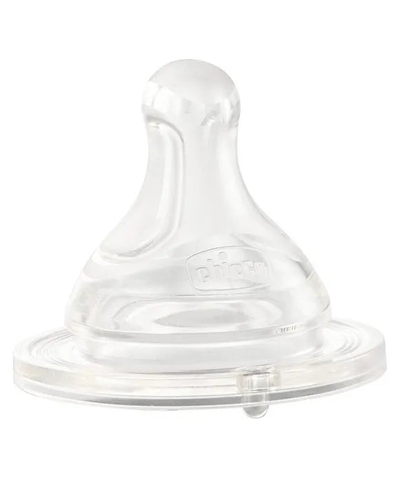 Chicco Physio Anti-Colic Food Flow Teats Pack of 2 - White 6M+