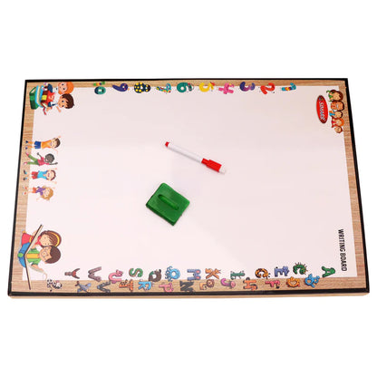 2 in 1 Wooden String Hockey Tabletop Game (BIG) with White Board & Marker